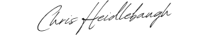 Chris Heidlebaugh signature