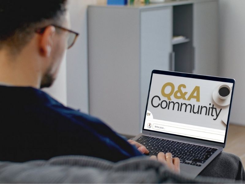 digital marketing coach Q and a community
